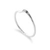 Sterling Silver 1mm Stacking Ring with Single Twist - Size L (I - U Available)
