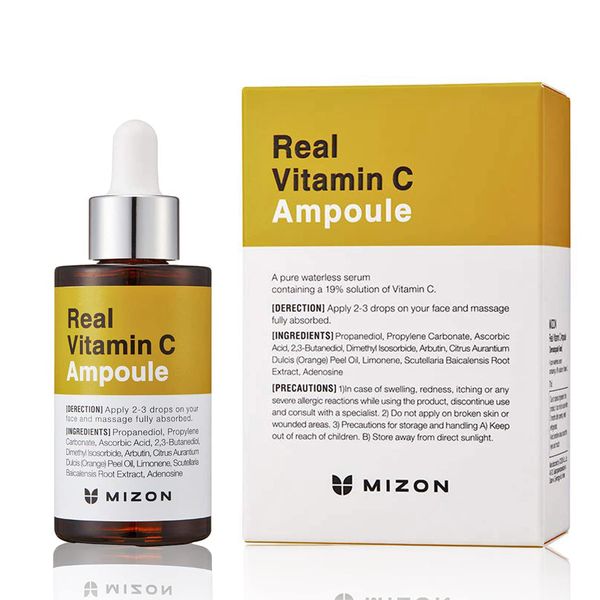 [MIZON] REAL VITAMIN C AMPOULE (30ml) Koreanische Hautpflege – Vitamin-C-Serum (19%) – Teintkorrektur – Ernährung und Flüssigkeitszufuhr – natürliche Inhaltsstoffe