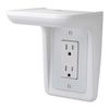 Knox Gear Multi-Purpose Outlet Wall Shelf with Cable Management (2-Pack)