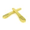Spatula Makeup Cosmetic Mini Size 2 Pack Gold