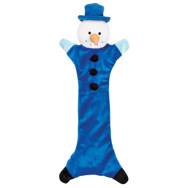 Zanies Festive Unstuffies Dog Toy, Snowman