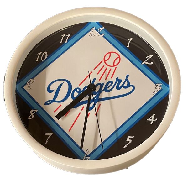 Dodgers 9" Wall Clock