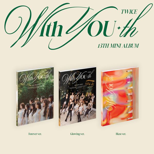 TWICE 13th Mini Album 'With YOU-th (3 SET)'（韓国盤）