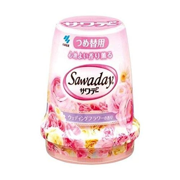 Sawaday Wedding Flower Scent Refill 4.9 oz (140 g), Kobayashi Pharmaceutical x 5 Packs