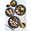 Tableware East Plate 8" Slate Tone Black