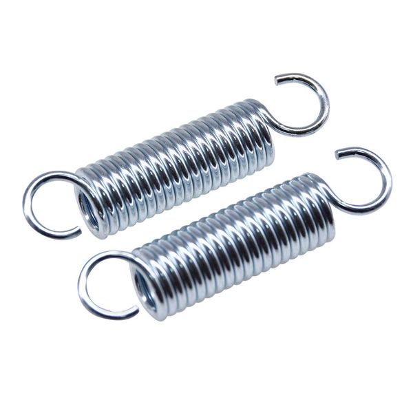 3-1/2inch Overall Length [3-1/4 Inside Hook to Hook] Recliner Sofa Chair Mechanism Tension Springs Replacement[Pack of 2] Silver