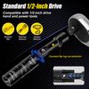 Topec 1/2" Drive Impact Extension Bar, for Flip Lug Nut Extractor Socket, 3"