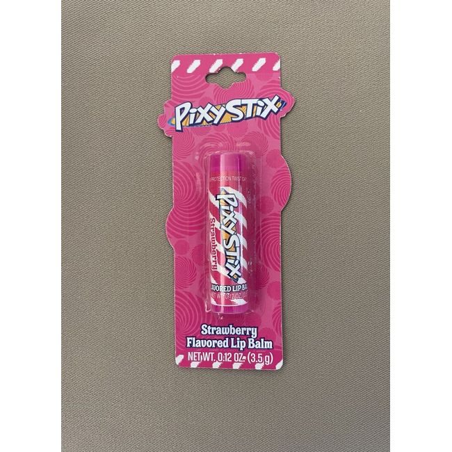 .12 Ounce “Strawberry” Pixy Stix Flavored Lip Balm By Lotta Luv, New In Package!