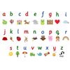 Illustrated Alphabet Wall Sticker (Regular Size)