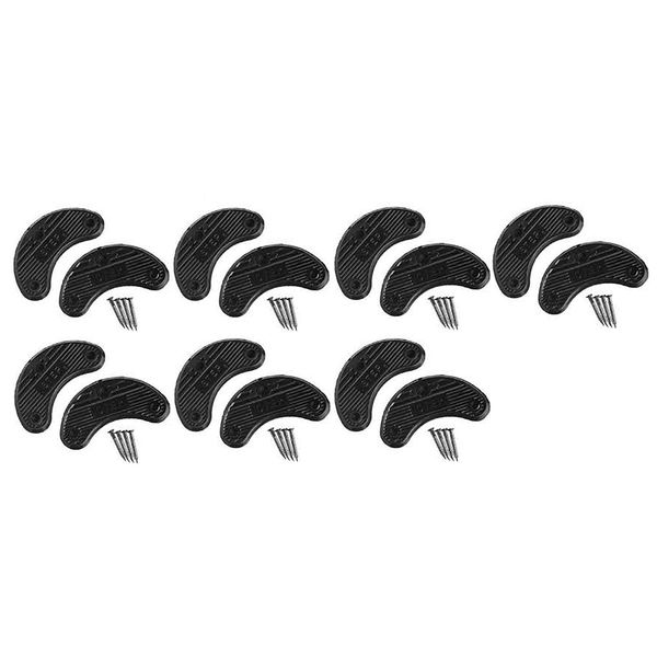 7 Pairs Traveler Men's Shoe Heel Plates Taps with Metal Nails - Large
