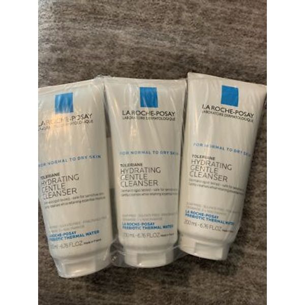 3 Pk Roche-Posay Toleriane Hydrating Gentle Cleanser - 6.76 Fl Oz. Exp: 11/2025