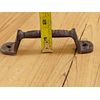10 Cast Iron RUSTIC Barn Handle Gate Pull Shed Door Handles Fancy Drawer Pulls 