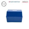 Deflecto Value Size 6 x 4 Index Card Box - Blue, CP011YTBLU