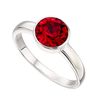 Ruby Crystal July birthstone ring