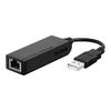 D-Link DUB-E100 High-Speed USB 2.0 Fast Ethernet 10/100 Mbit/s Ethernet Adapter , Black