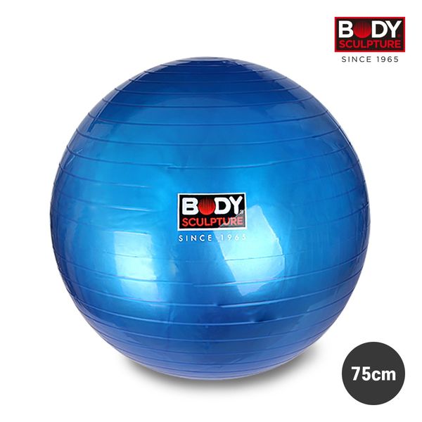 Body Sculpture Transparent Gym Ball 75cm (Blue), single item