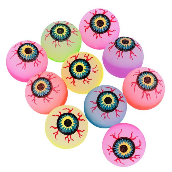 10pcs Halloween Eyeballs Bouncy Balls for Halloween Bouncy Balls for Kids Bouncy Eyeballs Bouncy Balls Party Favors