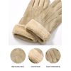 vislivin Women's Winter Warm Gloves Touchscreen Gloves with Lined, beige