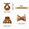Kavya 14 Pcs Small Claw Clips Stylish Grip Octopus Mini Hair Clips for Fine Hair Plastic Non-Slip Hair Claw Clip Hairstyling Accessories for Women Girls(4CM Multicolor)