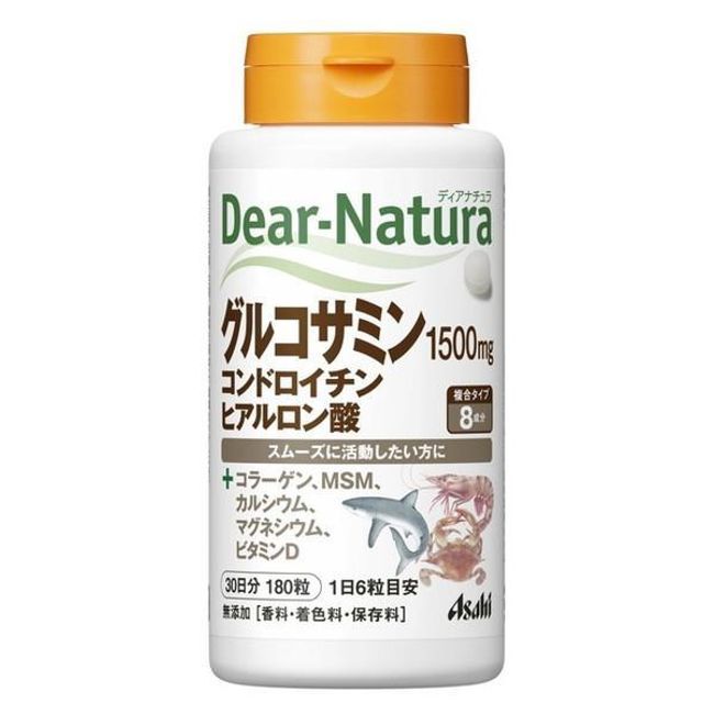 Asahi Dear Natura Glucosamine Chondroitin Hyaluronic Acid Supplement 180 Tablets
