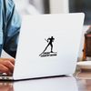 CafePress Cross Country Skiing Rectangle Bumper Sticker Car Decal