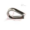 30 pcs M4 304 Stainless Steel Thimble for Wire Rope Cable Wire Ring-shaped Thimble