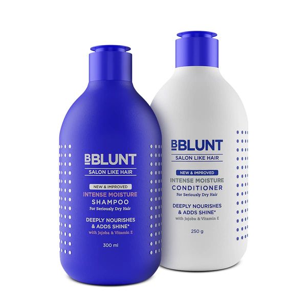 BBLUNT Intense Moisture Shampoo & Conditioner Duo (300 ml + 250 g)