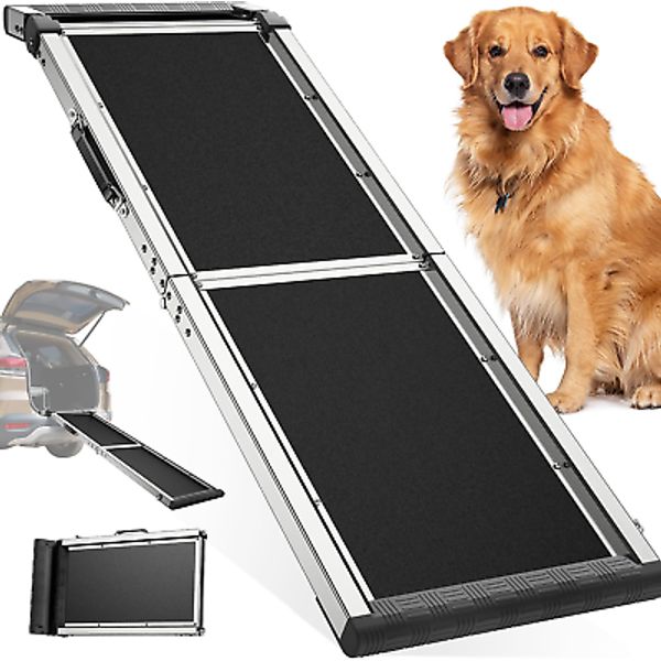 Dog Ramp for Car, Extra Large L71“ W17“ Portable Dog Ramp for Bed, Foldable Dog