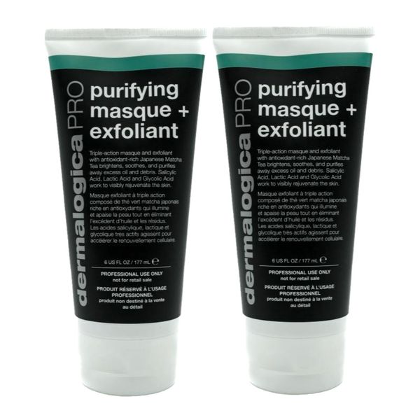 Dermalogica Purifying Masque Exfoliant Pro Size 6 fl oz /177ml  [2 Pack]