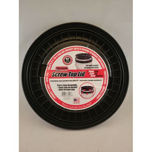 NEW LEAKTITE SCREW-TOP LID FOR 3.5- OR 5-GALLON BUCKET Food, Pet food Storage