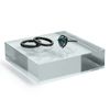 Solid Clear Acrylic Block - Decorative Pedestal, Plinth, Riser for Display Showcase (DS/G89)