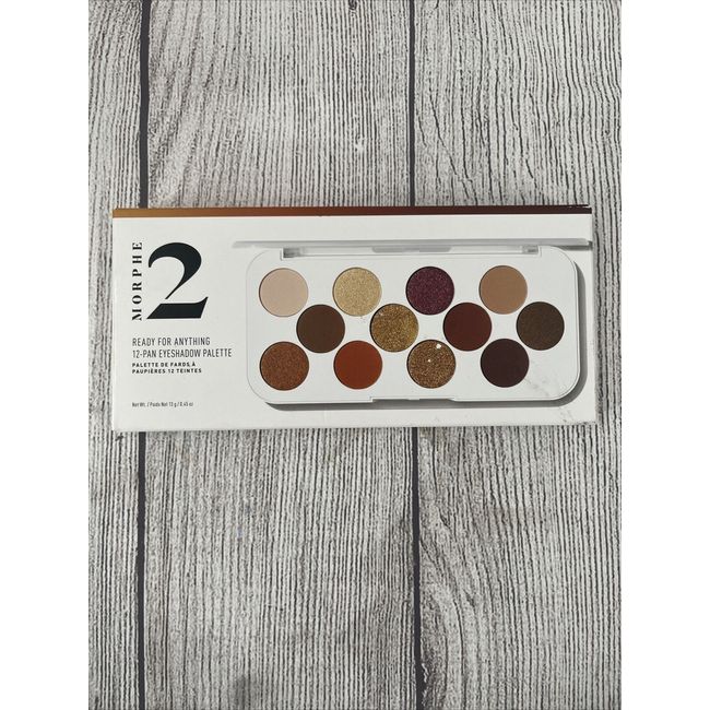 Morphe 2 Ready for Anything 12-Pan Eyeshadow Palette, WALLFLOWER- NEW