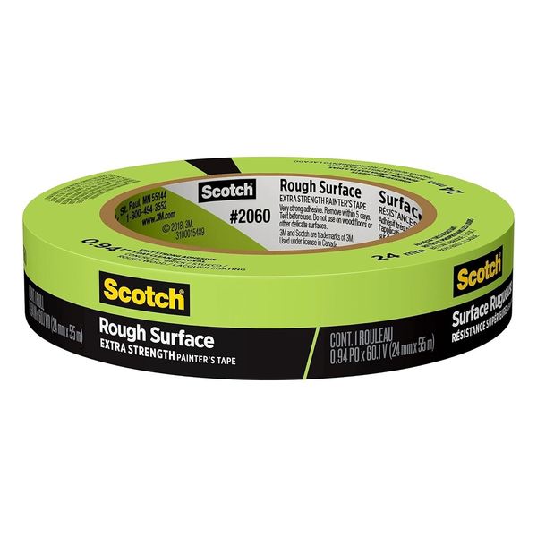 3M Scotch Rough Surface Painter's Tape Roll 0.94"