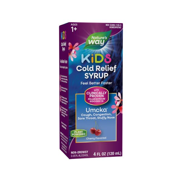 Nature's Way Umcka Coldcare Children's Cherry Syrup, 4-ounce