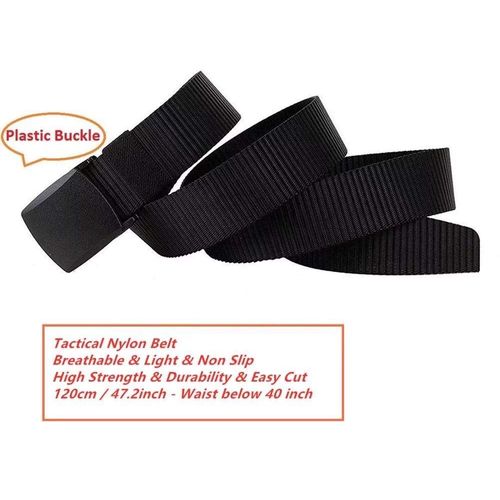 Fierce Military Nylon Style Belt,Tactical Belt, Riggers Belts for Men andWomen, 1.5Inch No Holes Quick Release Heavy Duty Tactical Belt for Men and Women-Tactical Belt for Cargo Pants 3Pack