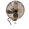 12V Chrome RV Cab Replacement Chrome Fan with Hardware (2 Speed Settings)