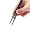 XOOL Tweezers, Precision, Anti-Static Tweezers, Tweezers, Precision, Anti-Static Tweezers, Ultra Fine Tweezers, Rustproof, Black Film Precision Equipment, Model Making Tweezers, Set of 9, Stainless Steel, Tweezers, Extension Tweezers, Precision ESD Tweeze