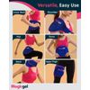 Magic Gel Ice Pack For Back Pain Relief | 2 Pack Reusable Lower Back W