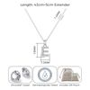 Philip Jones Pave Initial Necklace Letter E Created with Zircondia® Crystals