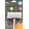 Petface Slicker Brush for Dogs/Cats, Medium,Brown