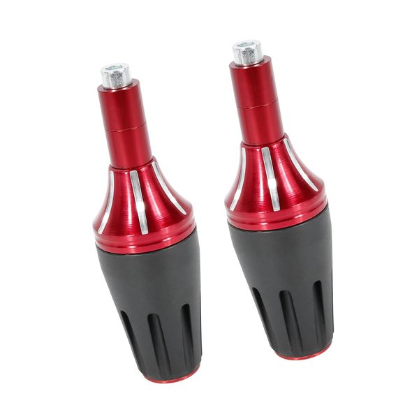 VekAuto 2pcs Red Motorcycle Universal Frame Slider Crash Protector M8 Auto Accessories