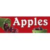 Apples | Vinyl Banner w/ Grommets | 2.5’H x 6’W