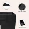 Staircase Basket (Black) - Foldable, Water-Resistant, L-Shape Stair Organizer