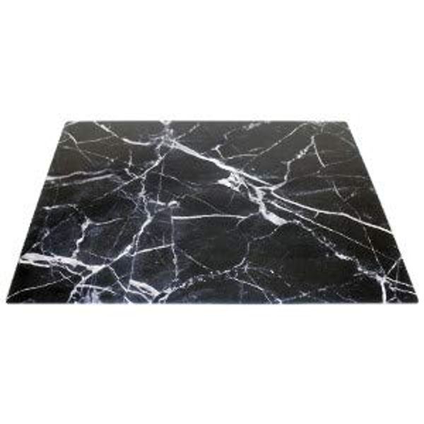 Biznest Marble Effect Glass Worktop Saver Height: 4Cm Width: 40Cm Depth: 30Cm