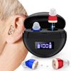 1Pair Rechargeable Digital Invisible Hearing Aids Sound Voice Amplifier Mini ITE