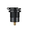 Dual USB Car Cigarette Lighter Socket Phone Charger Power Outlet W/LED Voltmeter