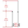 Dual Axis Solar Tracking Tracker-2*14" Linear Actuator Wind Sensor Sun Track Set
