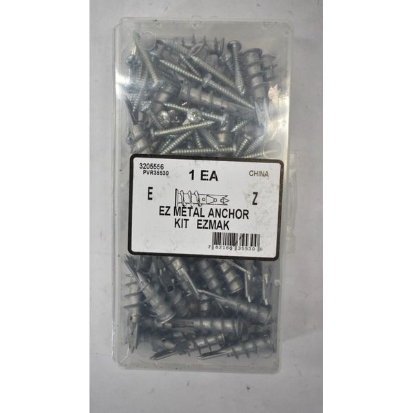 25 Piece EZ Metal Anchors Kit EZMAK 3205556 PVR35530 Hardware Pack Set