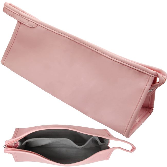 CANIPHA Haartrockner-Tasche für Dyson/Shark Laifen, tragbare Haartrockner-Reisetasche Leder-Tragetasche, Haartrockner-Reisetasche Anti-Scratch-Schutz Aufbewahrungstasche (Rosa)