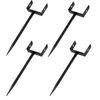 2 Pack Downspout Bracket,Heavy-Duty Downspout Extension Brackets with Steadiness Coating,Rust-Proof Anchor for Pipe Support,Easy to Install and Adjustable Size